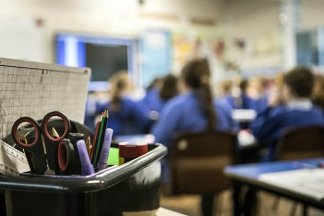Pupils in a classroom. Photo from Danny Lawson/PA Images