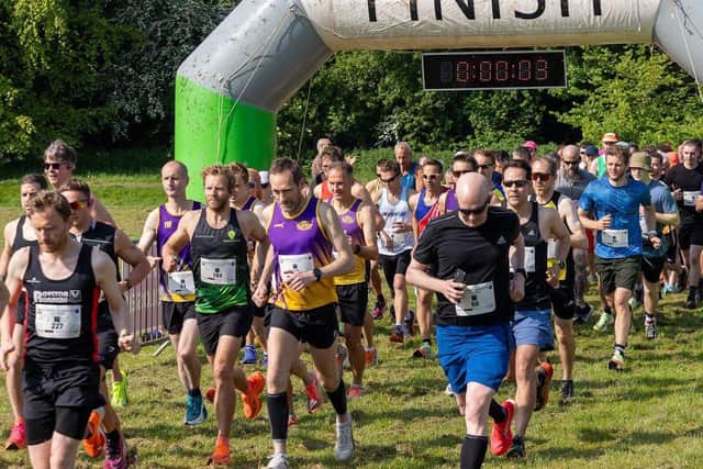 The Start of Buckingham Half Marathon