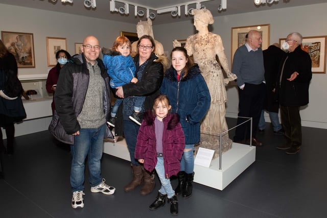 The Walker family from Aylesbury were the first paying visitors