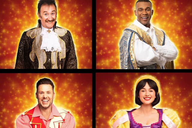 Clockwise from top left: Paul Chuckle, Dale Mathurin, Charlotte Haines, Aaron James