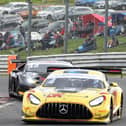 The DK Engineering 2Seas Motorsport Mercedes AMG GT3 of James Cottingham and Lewis Williamson made its British GT Championship debut at Oulton Park (Photo James Beckett)