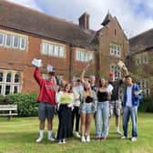 17 August, 2023 - Students from Lord Williams's School celebrate their A-Level results