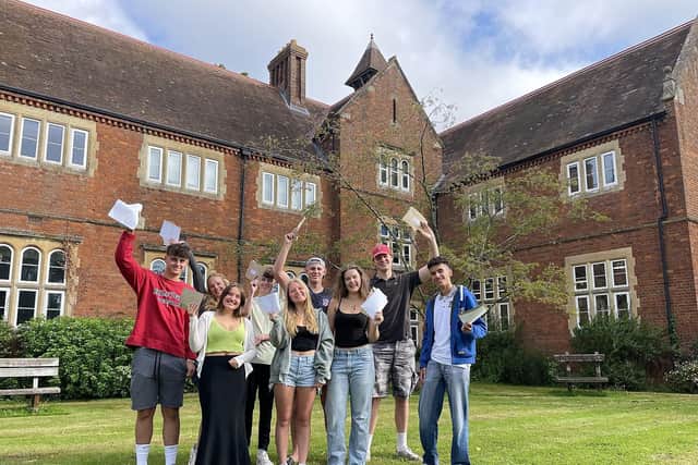 17 August, 2023 - Students from Lord Williams's School celebrate their A-Level results