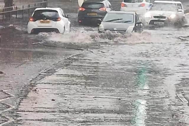 Flooding in Aylesbury last year
