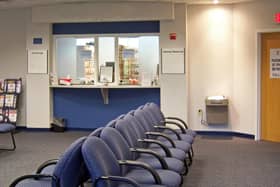 interior shot of a doctor’s waiting room used for illustrative purposes, photo from Sheri Armstrong/ Adobe