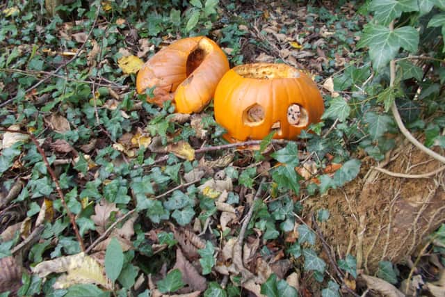 Pumpkin dumping is becoming a more common pastime