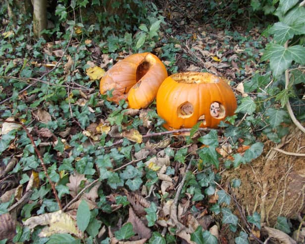 Pumpkin dumping is becoming a more common pastime