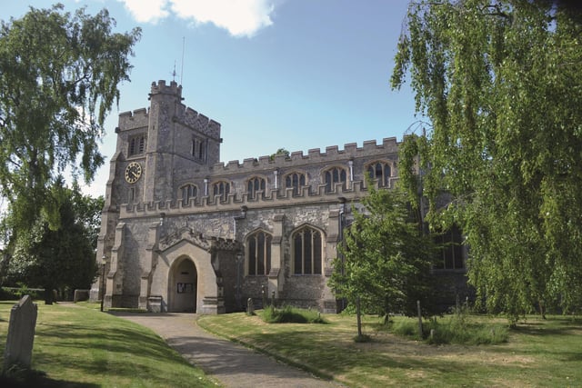 The church at the heart of the town