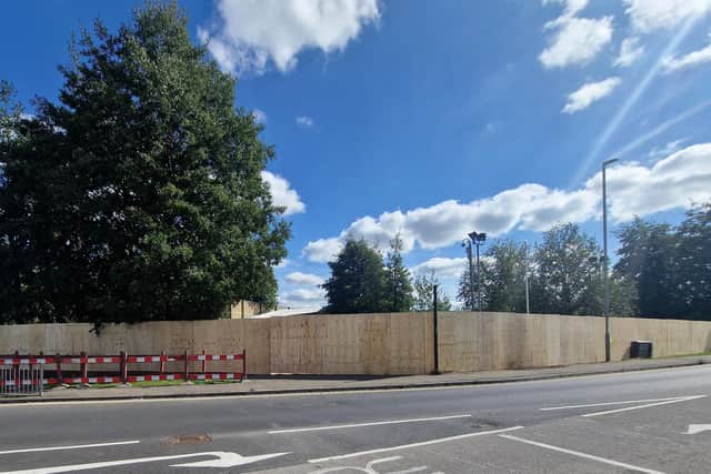 The site where a third Lidl is being constructed in Aylesbury