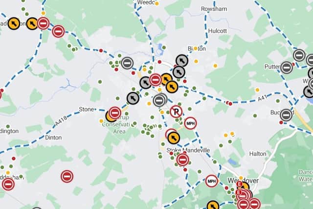 Some of the road closures in Aylesbury planned for the next two weeks