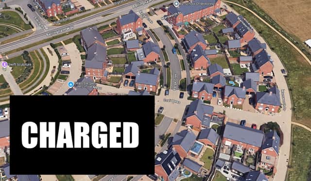The charges relate to an aggravated burglary at a property in Coal Mews at about 9.15pm on 3 May. The offenders forced entry and threatened the occupants. Photo: Google Maps