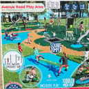 The design for the new play area