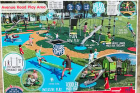 The design for the new play area