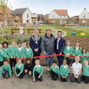 Railway Park opening ribbon cutting 