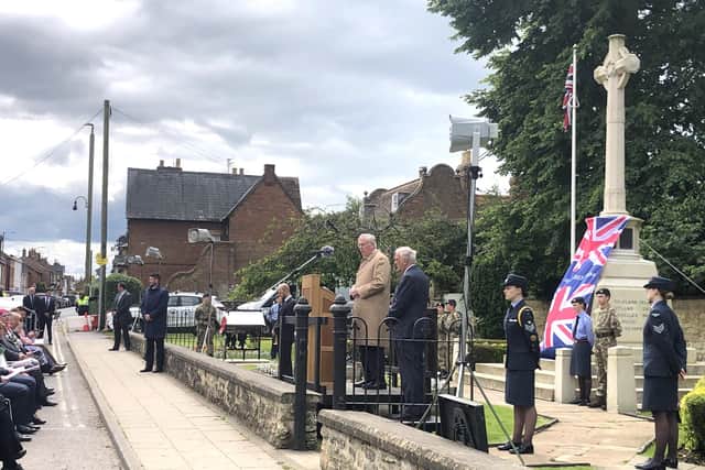 30 new names were added to Thame War Memorial