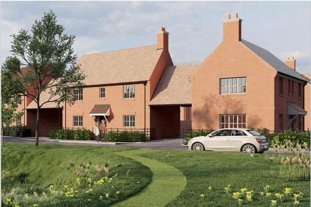 CGI of Bellway’s Moreton Fields development in Buckingham, photo from Bellway