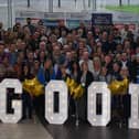 Bucks College Group staff celebrate recent 'Good' rating from Ofsted.