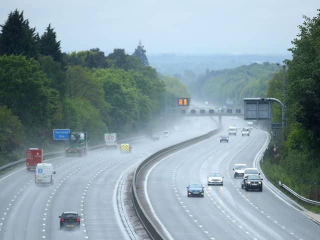 The M3 is among stretches of smart motorway with no hard shoulder