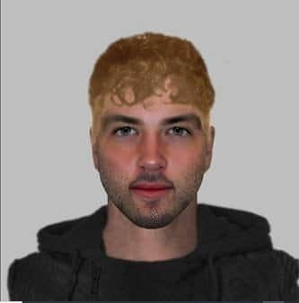 Police officers are looking for someone resembling this image