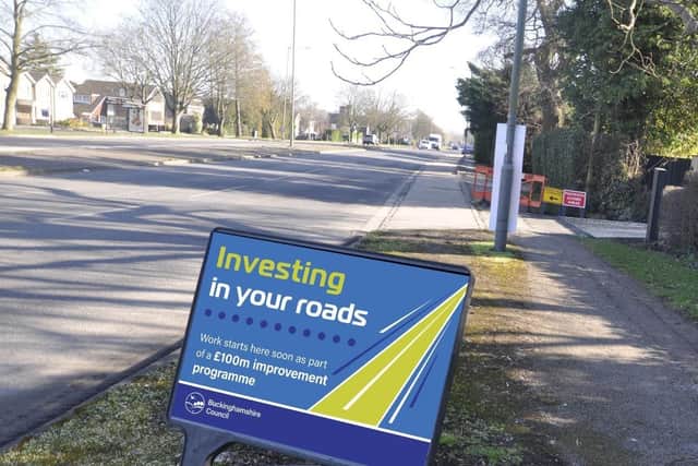 Bucks Council has invested significantly in ongoing road improvement projects