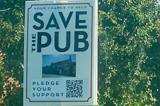 Signs have been put up In the Cublington area to encourage locals to join the campaign