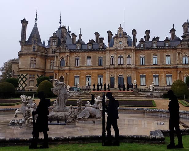 The Standing with Giants exhibition officially opened to the public at Waddesdon Manor today