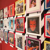 Some of the 1980s album covers on show,  © Matt Fox