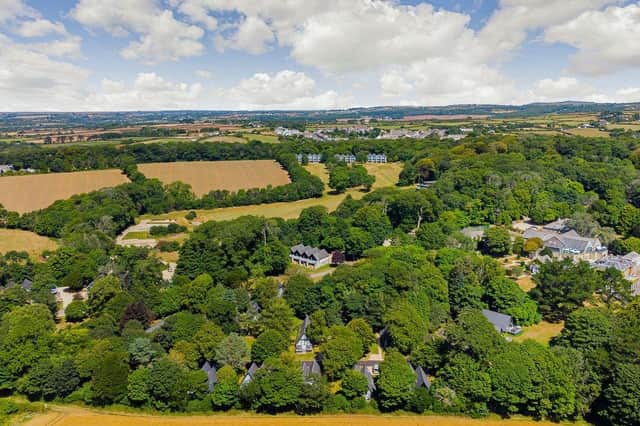 Luxurious lodges adorn a pretty recreational lake and serene woodland shrouds a majestic 18thcentury manor house at Landal Clowance.