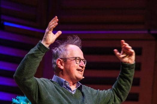 Robin Ince is headlining the comedy programme