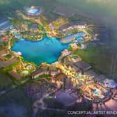 An artist's impression of the site