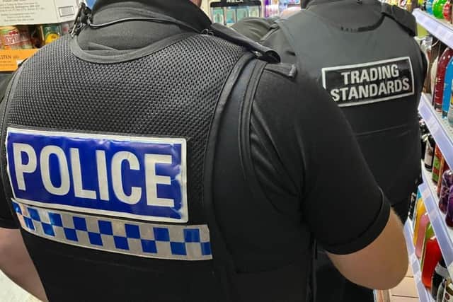 Illegal vapes and tobacco products were seized across Bucks as part of an enforcement operation