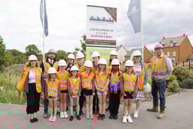 Buckingham Girl Guides at the Site Visit