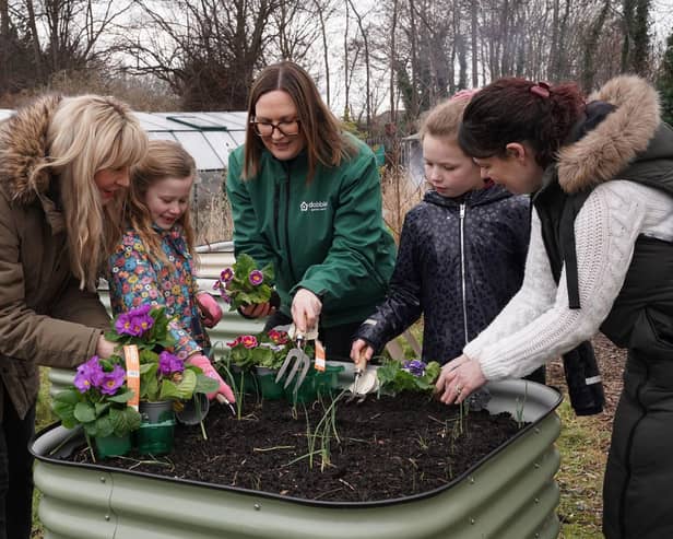 Newtongrange Community Garden was one community group that received support through Dobbies Community Gardens last year