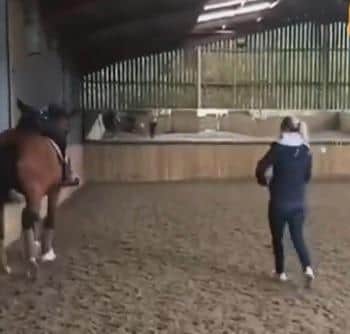 Charlotte Dujardin withdrew from the Olympics before the video was released, credit: Good Morning Britain
