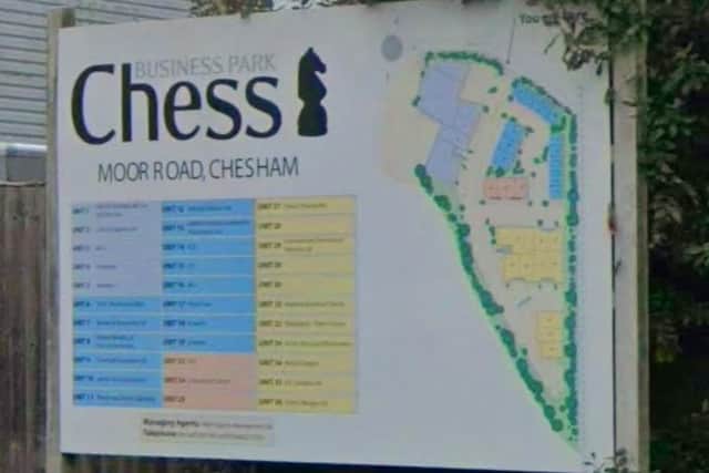 Chess Business Park in Chesham where the business would be based. (Credit: Google Maps)