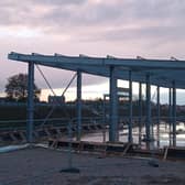 The new railway station being constructed in Winslow as part of East West Rail