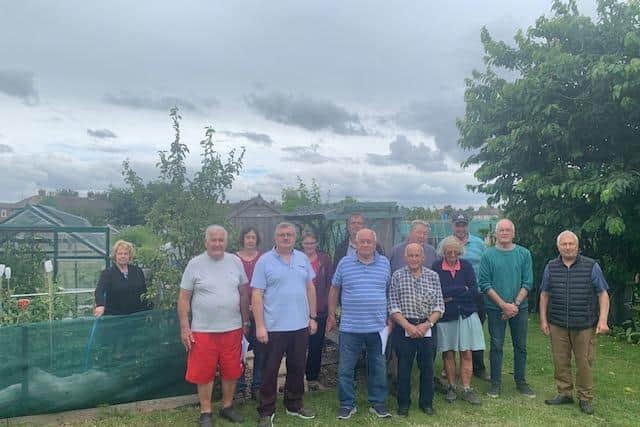 Members of the Tring Road Allotments community