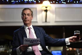 Nigel Farage, photo from Stuart Mitchell/GB News