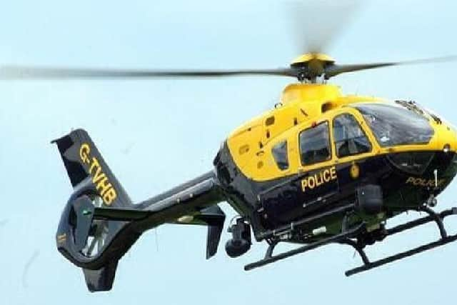 Police helicopter