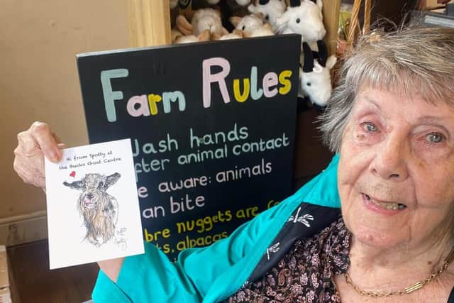 Hampden Hall Care Centre visit Bucks Goat Centre