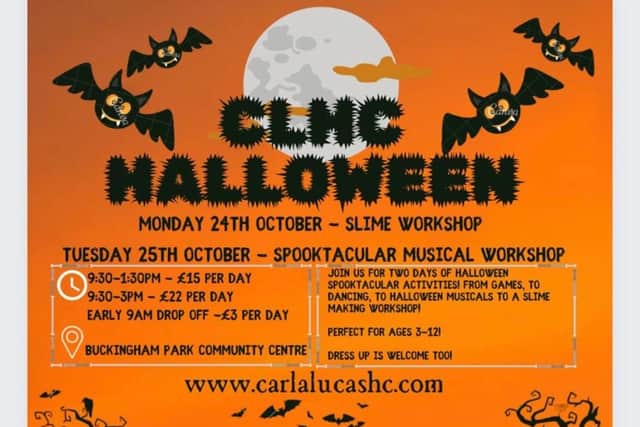 Carla Lucas Holiday Camps is hosting a two-day spooktacular for Halloween