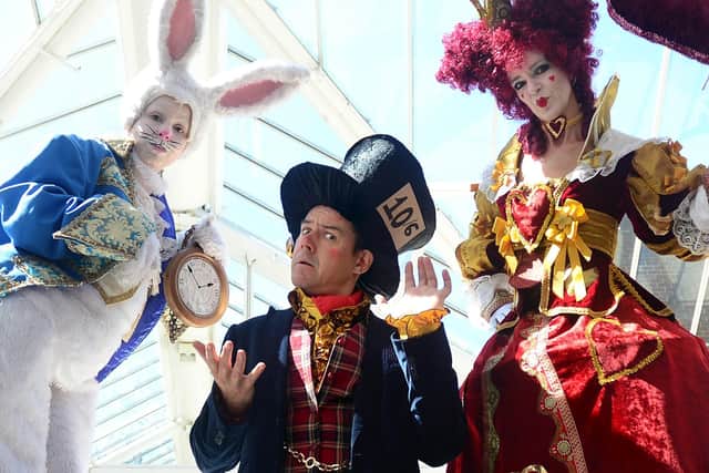 Meet the Mad Hatter, White Rabbit and Queen of Hearts
