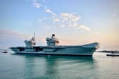 HMS Queen Elizabeth returned to Portsmouth on July 30 after spending several months in Rosyth for repairs.