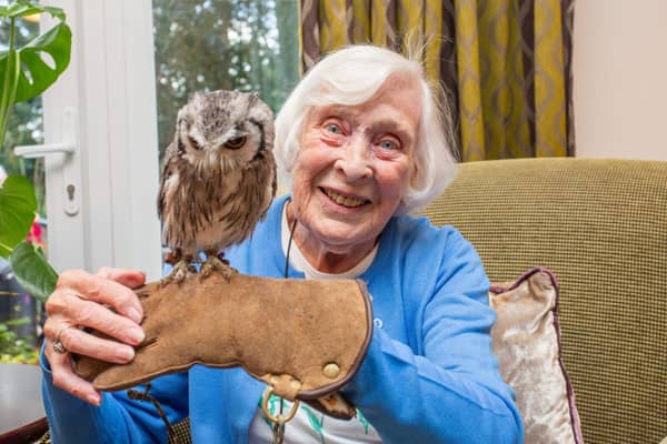 Residents at Maids Moreton Hall enjoy the birds