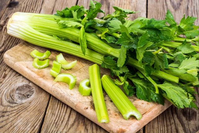 According to the survey, it has been over six weeks since the average Brit last ate celery.