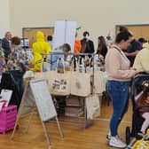 The craft fair at the Lace Hill Easter Bazaar