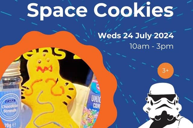 Space Cookie making at Discover Bucks!
