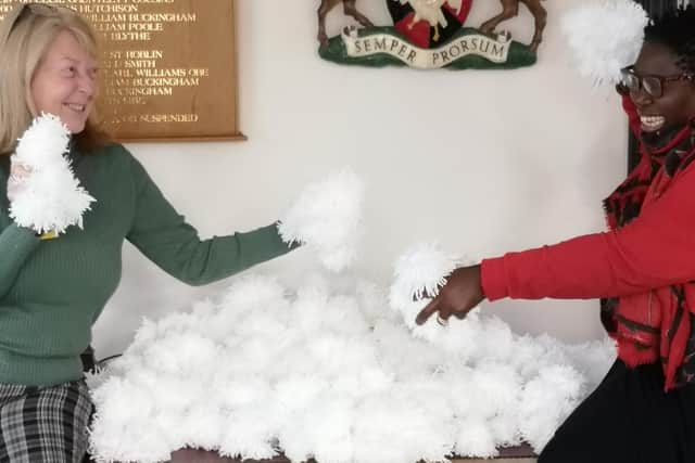 A snowball fight at the town council