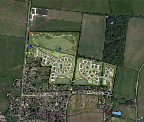 The master plan submitted to the council