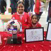 Children from Lent Rise School, Burnham, with their winning crown